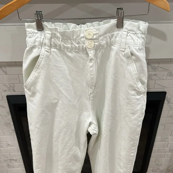 Zara high waisted white pants - Picture 3 of 5